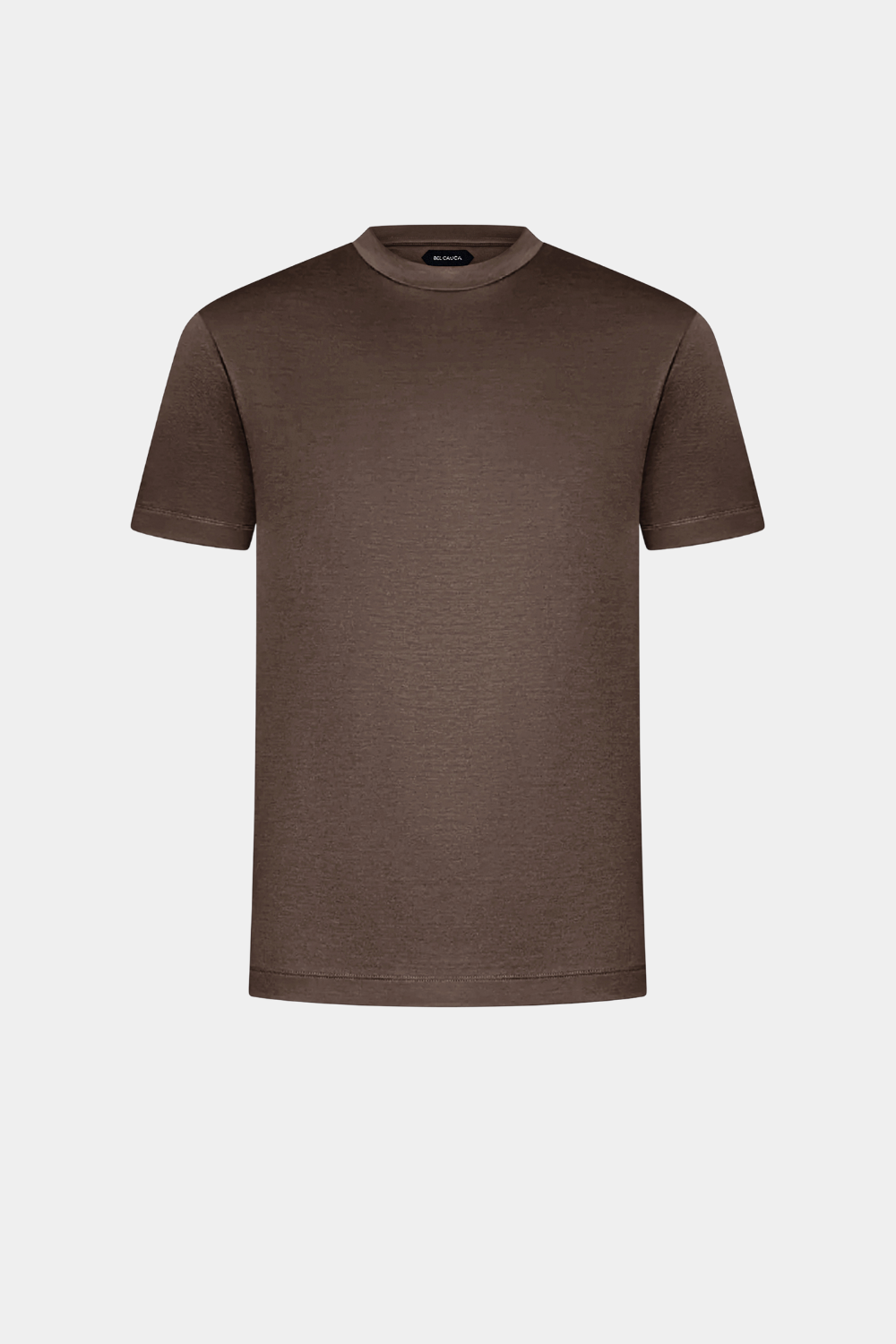 BROWN MERCERIZED T-SHIRT