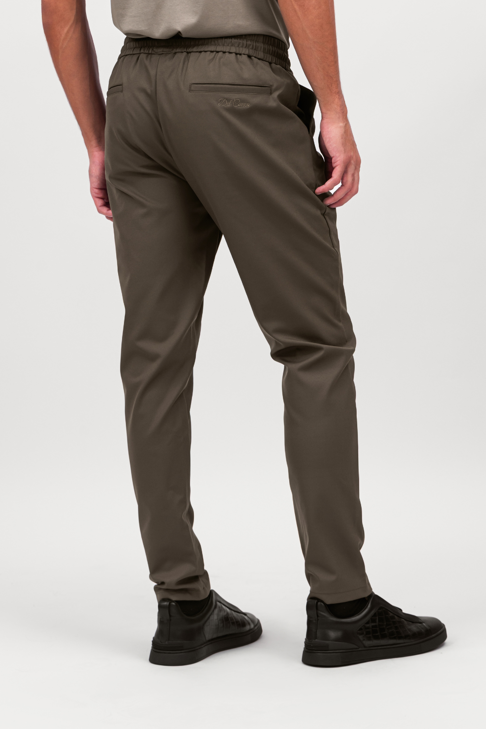 BROWN SMART TECH PANTS