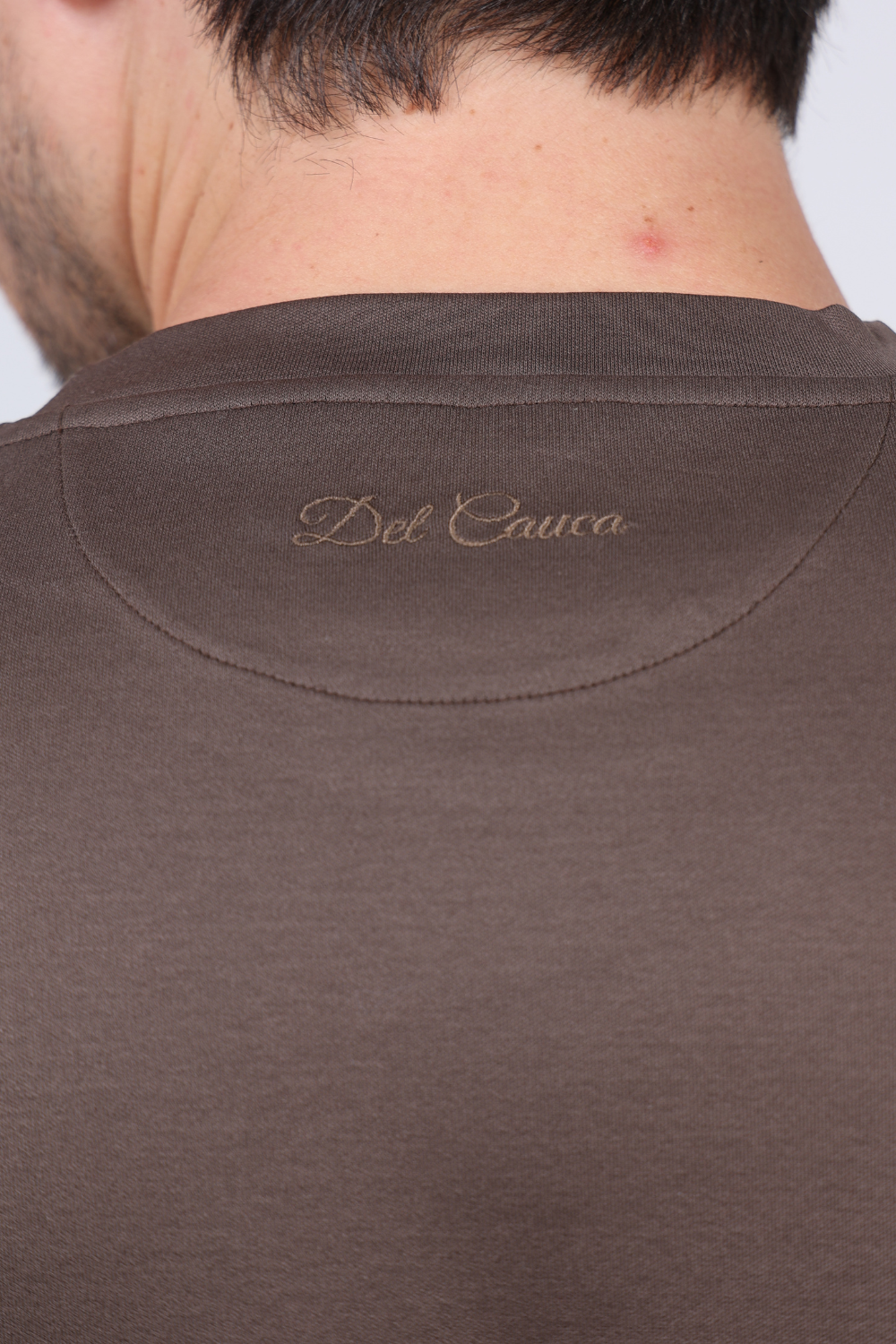 BROWN MERCERIZED T-SHIRT