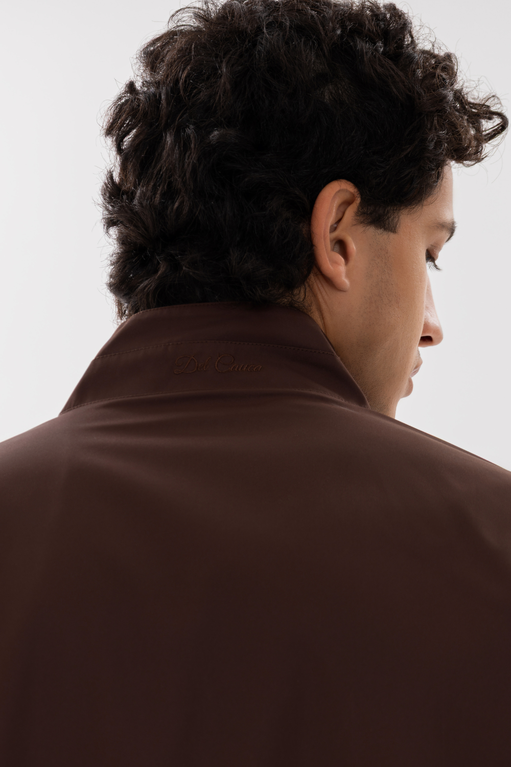 BROWN REVERSIBLE BOMBER JACKET