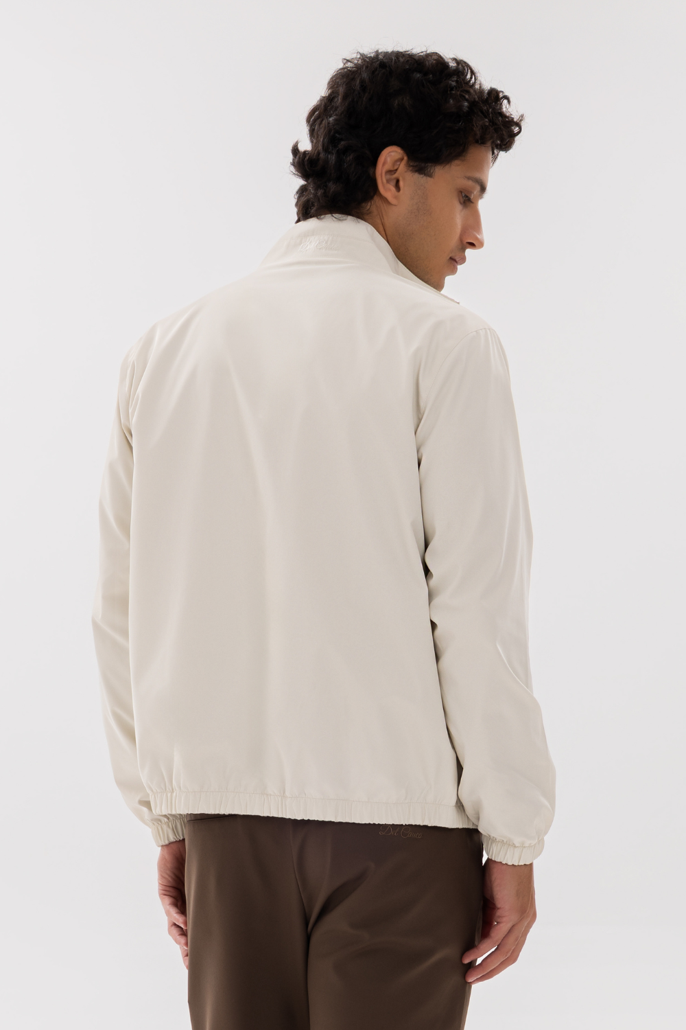 IVORY REVERSIBLE BOMBER JACKET