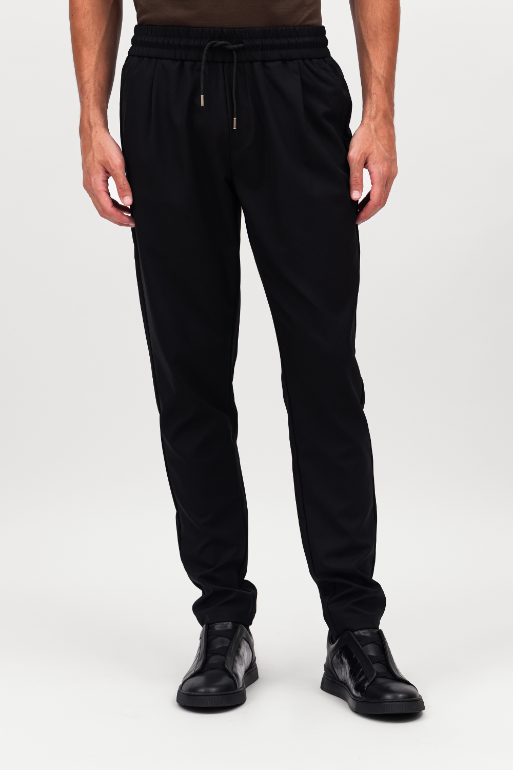 BLACK SMART TECH PANTS