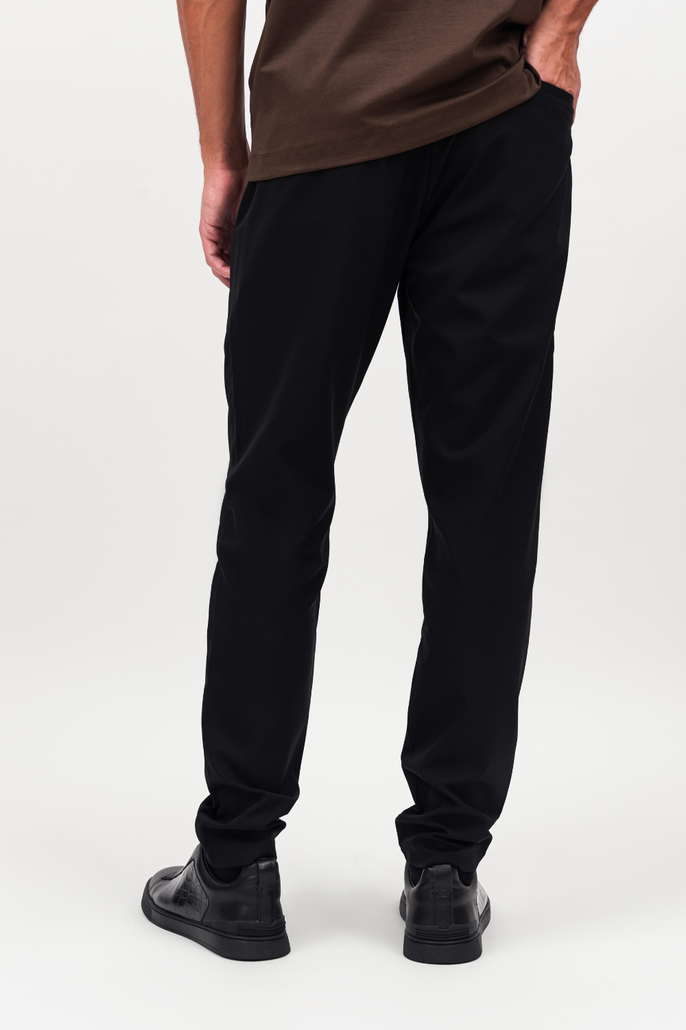 BLACK SMART TECH PANTS
