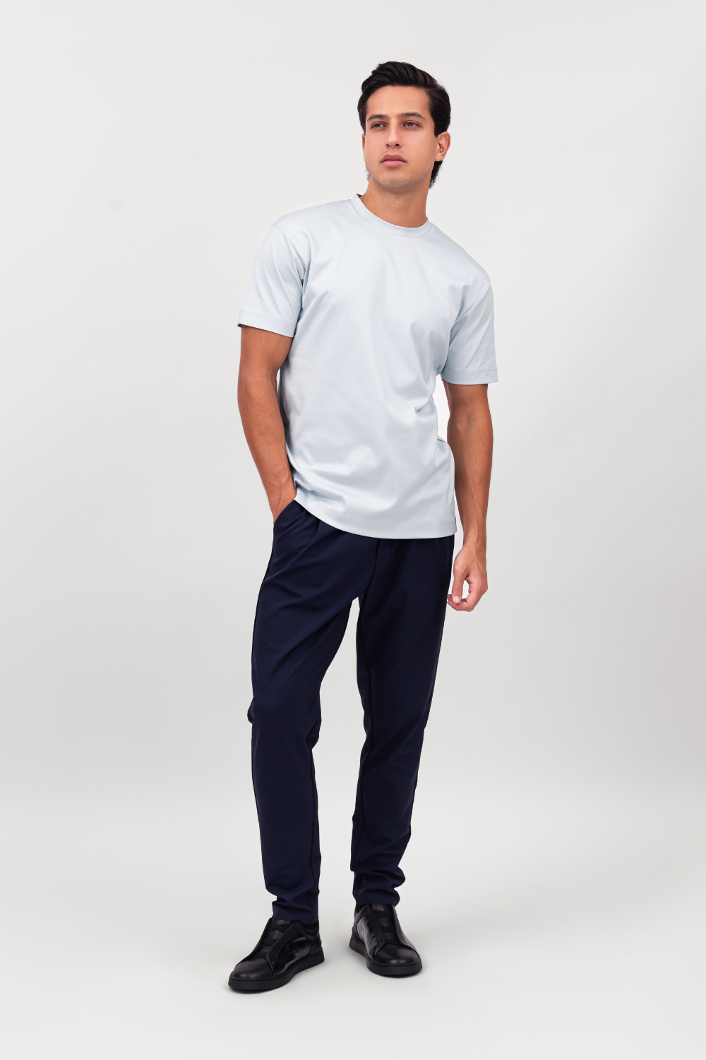 NAVY BLUE SMART TECH PANTS